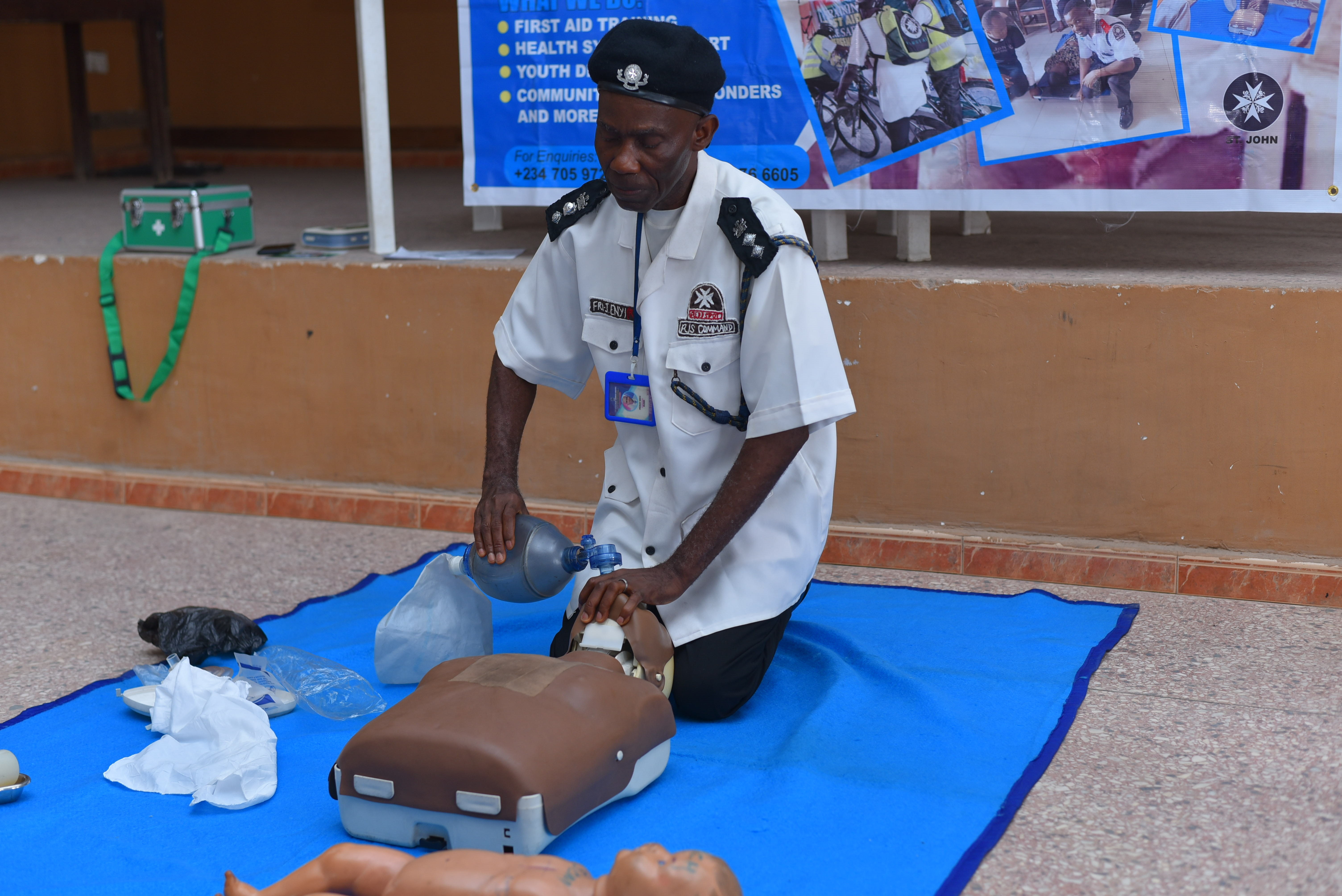 Emergency medical response by St John Ambulance